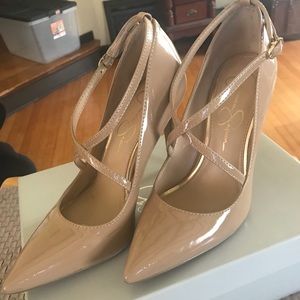Jessica Simpson Pointed Toe Heel (Nude) Sz 7M